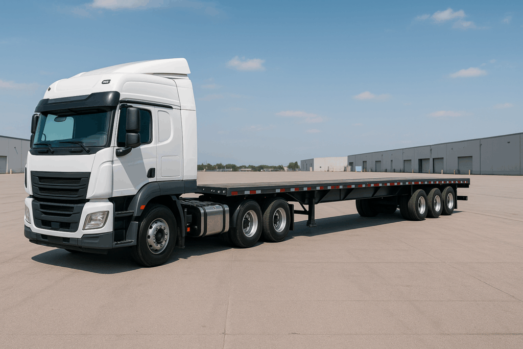 Heavy Duty Flat Bed Truck