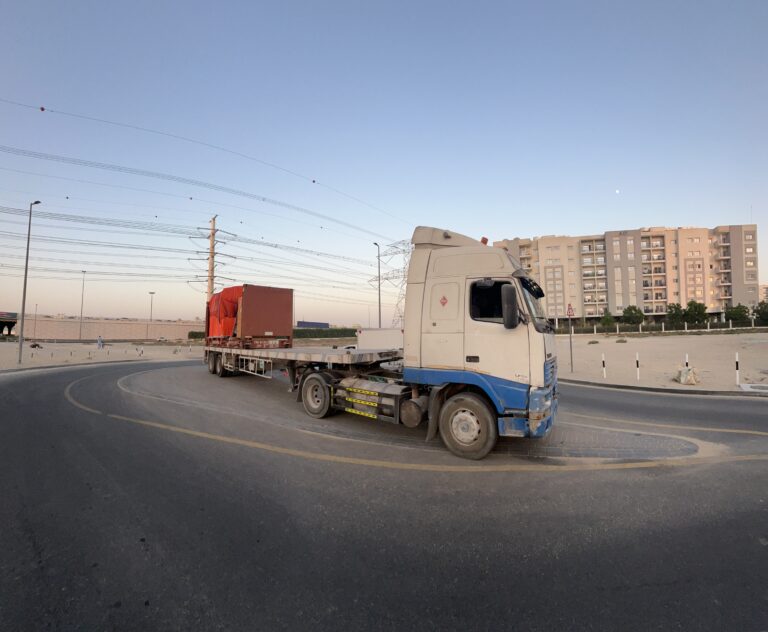 Freight transportation by truck for reliable logistics delivery services.